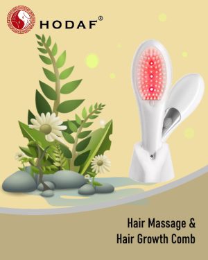 Hair Massage & Hair Growth Comb front and rear view